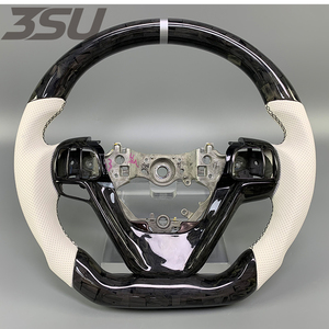 Volante Deportivo de Fibra de Carbono Forjado y Cuero para Toyota Highlander 2015-2018, Estilo Universal para Interiores de Auto - Product Image 1