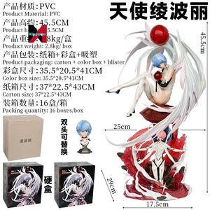 ฟิกเกอร์เรย์ อายานามิ จากอนิเมะ Evangelion รุ่น Goddess Resonance แบบหัวคู่ นางฟ้า บิโชโจ ของสะสม - Product Image 2