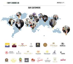 Patto Set alat makan tulang cina, Set piring keramik porselen untuk makan malam tulang Tiongkok - Product Image 6