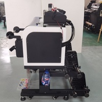 Imprimante UV DTF numérique automatique à double tête XP600 avec laminateur tout-en-un A3+ pour impression de stickers de bureau en rouleau