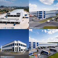 Atelier et entrepôt en structure métallique, fourniture directe d'usine, bâtiment industriel sur mesure pour la logistique à grande échelle