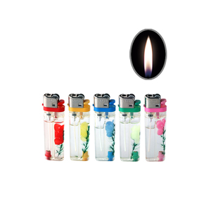 Mecheros de plástico butano a granel, mechero rellenable para fumar, pedernal - Product Image 1