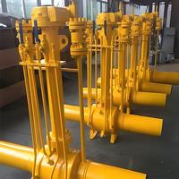 Vanne à bille en acier au carbone API60d DN500 DN40 DN600 de l'usine chinoise, Wcb/Acier inoxydable CF8, pour le gaz de pétrole, l'huile, ANSI CE OEM