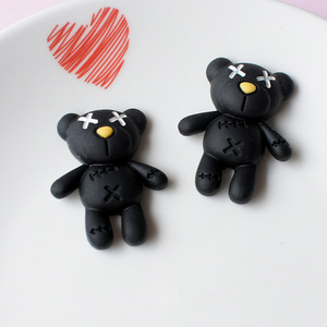 미니 플랫 백 수지 매력 만화 카보 숑 플랫 백 공예 장식품 크림 접착제 장식 phonecasesshoes를위한 DIY 액세서리 - Product Image 2