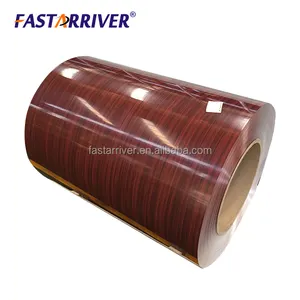 Good Quality Aluminium Sheet Prepainted PVDF Wood Grain Coating Color Coated Aluminum Coil Sheet