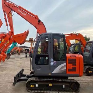 Excavatrice Hitachi ZX60 d'occasion, 6 tonnes, Japon, petite excavatrice sur chenilles ZX60 à vendre - Product Image 4
