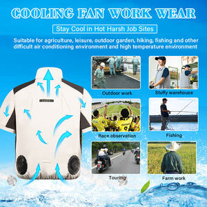 Chaleco de Seguridad Reflectante, Impermeable, Fluorescente, con Ventilador de Enfriamiento, Personalizable con Logotipo, de Alta Calidad, para Trabajadores - Product Image 3