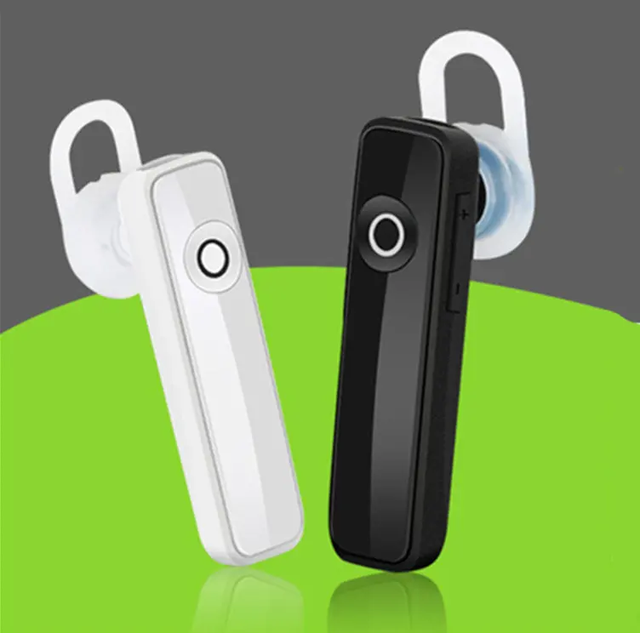 Mini Headset Single Earphone Stereo Bass Handsfree Earloop Wireless Earpiece With Mic for All Smart Phones