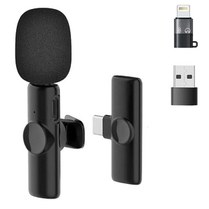 Micro cravat San FIL K11 micrófono Lavalier inalámbrico para iPhone teléfono móvil Mini micrófono para entrevista Video Podcast Vlog YouTube - Product Image 1