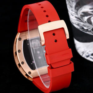 Reloj de Metal Analógico con Tourbillon, Cristal de Zafiro Preciso, Luminoso, con Reserva de Energía, Cierre Oculto Seguro, Elegante para Uso Diario - Product Image 5