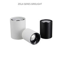 Spot encastré LED moderne Zola Series IP44 en aluminium pour intérieur 10W-80W pour salon et bureau