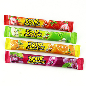 Bandes de bonbons gommeux en forme de <span class=keywords><strong>paille</strong></span> de réglisse HALAL remplies de <span class=keywords><strong>poudre</strong></span> aigre - Product Image 3