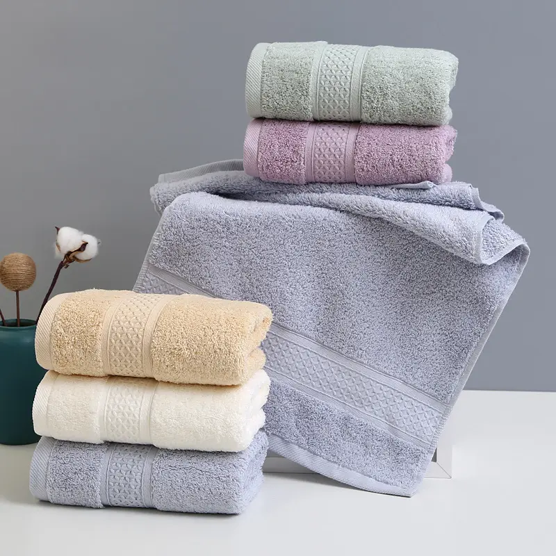 Vendita calda personalizzato 16S, asciugamano per il viso 100 cotone colori morbido toallas terry asciugamani per bambini di lusso asciugamano dobby da bagno per la casa/