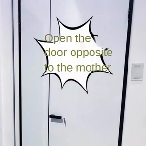 Porte d'entrée moderne de luxe en aluminium Sécurité professionnelle haut de gamme pour usage externe Écran en fibre de verre en bois massif largement utilisé - Product Image 6