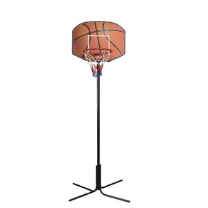 बास्केटबॉल हूप बैकबोर्ड सिस्टम पोर्टेबल हटाने योग्य बास्केटबॉल हूप और गोल आउटडोर/इनडोर एडजस्टेबल ऊंचाई बास्केटबॉल सेट