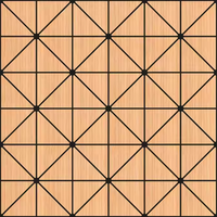 Panneau mural moderne 4D en bois MDF pour façade Casse-tête flexible Forme chaotique Décoration intérieure pour hôtels Casse-tête géométrique Parquet Nouvelle maison