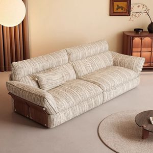 Nuevo Sofá de Lino y Algodón Lavable y Desmontable, Sofá Recto Estilo Nube, Sofá Retro de Estilo Chino para Sala de Estar - Product Image 2
