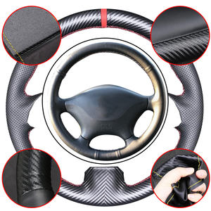Housse de <span class=keywords><strong>volant</strong></span> en fibre de carbone pour Mercedes Benz W639 Viano 2006-2011/<span class=keywords><strong>Vito</strong></span> 2010-2015/VW Crafter 2006-2016 - Product Image 1