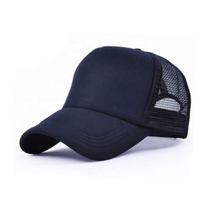 Venta al por mayor Hip Hop en blanco logotipo personalizado 5 Panel deporte Gorros bordado algodón estampado papá béisbol malla sombrero de espuma gorra de camionero - Product Image 3