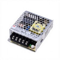 Fuente de Alimentación Conmutada LED de Alta Calidad Mean Well LRS-50-12 50W 48V 1.1A 90% de Eficiencia, Salida Única, Riel DIN Industrial