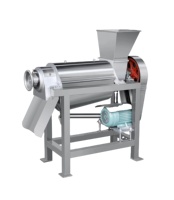 Industriële commerciële fruitpersmachine van roestvrij staal 304 met hoge productiviteit, koude persing