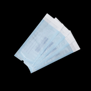 Medcolor Desechable 3,5 "<span class=keywords><strong>X</strong></span> 10" Película azul Bolsa de autoclave dental Bolsas PE + Papel de diálisis médica Impresión de embalaje de triple banda - Product Image 3