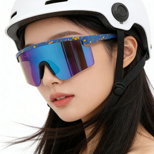 Lunettes de soleil de sport pour le cyclisme, polarisées UV400, anti-vent, verres PC, type 3, pour activités de plein air - Product Image 2