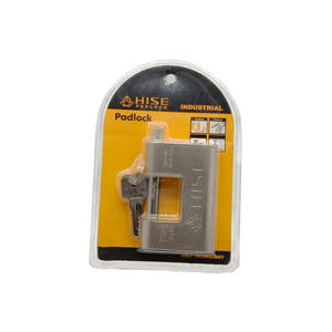 <span class=keywords><strong>Candado</strong></span> Rectangular Grande y Resistente para Puerta de Almacén, con Llave de Computadora - Product Image 4