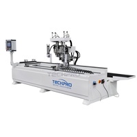 Machine de perçage de trous de serrure CNC en bois de haute qualité pour panneaux de porte en bois
