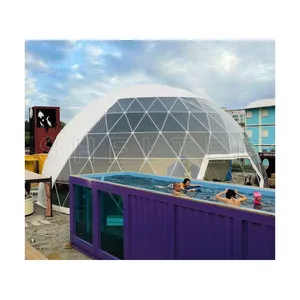Hot Sale Large Customized Outdoor Geodesic Garden Party Dome Tent for Events as Swimming Pool