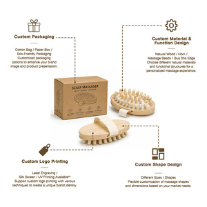 Paleta de Masaje de Bambú de Marca Privada con Agarre Cómodo para Tiendas de Bienestar, Minoristas de Productos de Belleza y Regalos Promocionales - Product Image 2