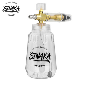 Cañón de Espuma Sinaka Hg con Conexión Rápida de 1/4, Accesorio para Limpiador de Alta Presión, para Lavado de Autos y Desengrasado, Uso Ligero - Product Image 1