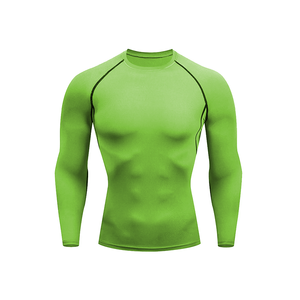 Rashguard Premium pour Homme pour l'entraînement MMA en salle, respirant, à compression, manches longues, séchage rapide, protection respirante, vêtements de sport - Product Image 2