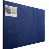 Panneaux acoustiques insonorisants en feutre de polyester pour plafond et décoration murale de tableau d'affichage – Solution de design graphique – Vente chaude