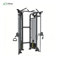 Machine de musculation professionnelle à câbles croisés, rack de musculation multifonctionnel, équipement de musculation robuste pour salle de sport