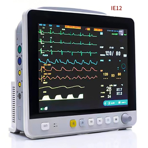 Moniteur de signes vitaux médical CONTECIE12, moniteur multiparamétrique pour patients cardiaques, ECG, NIBP, SpO2, RESP, TEMP, écran couleur TFT 12,1 pouces - Product Image 1