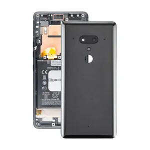 Gzm-parts Ponsel U12 + Baterai Pintu untuk HTC U12 Plus Penutup Belakang Pintu Belakang Perumahan Bagian Pengganti Casing Belakang