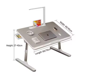 Nhà Máy biểu tượng tùy chỉnh hộp idock máy tính xách tay có thể điều chỉnh Bảng di động gấp máy tính xách tay bàn giường khay với multi-khe cắm dẫn ánh sáng ngăn kéo - Product Image 3