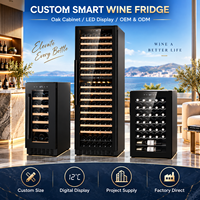Réfrigérateur à vin commercial sur mesure Minghou, grande capacité, 31 200 bouteilles, réfrigérateur à réponse rapide, 16L 85L, refroidisseur à vin autoportant