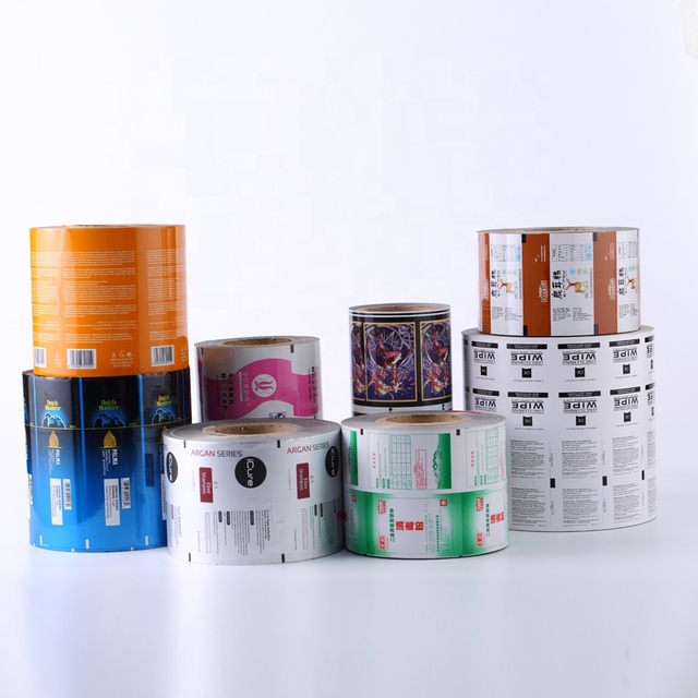 Custom Food Sachet Packaging Plastic Laminated Roll Film Packaging Roll Films Plastic Film Roll Packaging