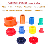 Usinage CNC, bague en nylon sur mesure, bague en plastique, bague à trou carré