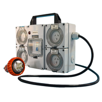 Boîtier de distribution portable australien 56SO4ELP15 pour disjoncteur AC, IP66, avec protection CB et prise commutée, avec MCB IEC