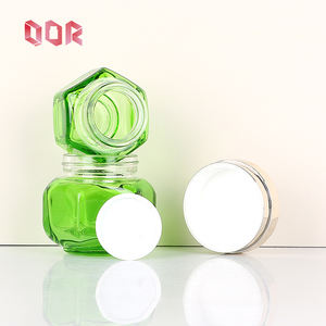 Flacon en verre vide pour huile essentielle, lotion pour soins de la peau, flacon pompe, pot à crème en verre, design unique, 30g, 50g, 50ml, 120ml, 150ml, vert - Product Image 6