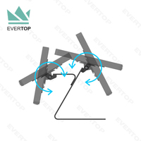 Kiosque pour tablette de bureau à LST15B-C double écran POS pour iPad Support de tablette verrouillable Support de tablette antivol