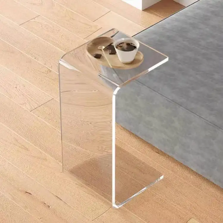 light luxury coffee table corner Home Decor customized Minimalist Center Table plastic acrylic coffee table for Home D