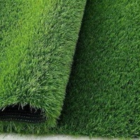 100% Reines Polypropylen Grüner Rasenteppich für Garten Hof Landschaft Rasen Kunstrasen-Matten für Außen- und Innenbereich Fußball Kunstrasen