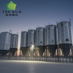 Silos à maïs TSE de bonne qualité, certifiés CE ISO, TCZK 450T, en acier galvanisé à fond trémie, revêtement 275-600g/m2, longue durée de vie - Product Image 1