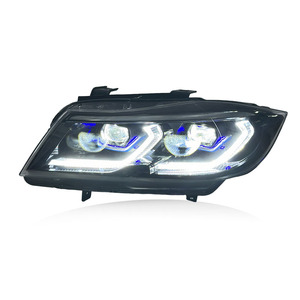 SJC ไฟหน้าแบบคู่สไตล์ V2อัตโนมัติสำหรับ BMW 3ชุด <span class=keywords><strong>E90</strong></span> E91 2005-2012ไฟหน้าแบบ DRL สีเหลืองสีขาว335i 325i 330i สำหรับ <span class=keywords><strong>E90</strong></span> M3 - Product Image 4