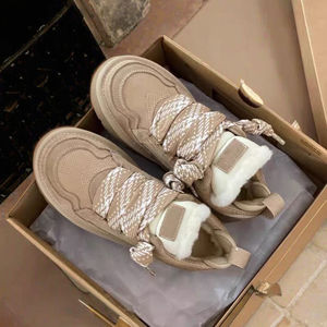 <span class=keywords><strong>Stivali</strong></span> da Neve alla Moda per <span class=keywords><strong>Donna</strong></span>, in Pelle di Pecora di Alta Qualità, Casual, <span class=keywords><strong>Leggeri</strong></span>, Caldi, Sportivi - Product Image 1