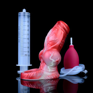 NNSX Innovative Sexspielzeuge Spritzender Penis-Sleeve Hohler Dildo Wiederverwendbares Kondom Penis-Hülle Silikon-Sexspielzeug - Product Image 3